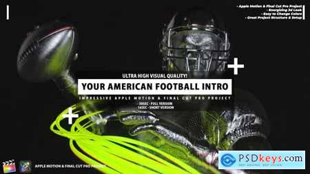 Your American Football Intro Football Promo Apple Motion Template 35983962