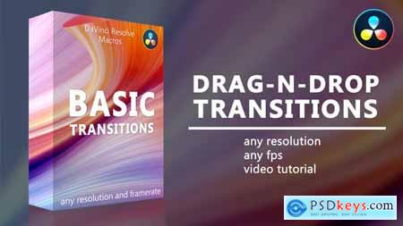 Basic Transitions for DaVinci Resolve 36049313
