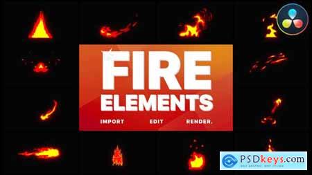 Cartoon Fire Elements DaVinci Resolve 35983361
