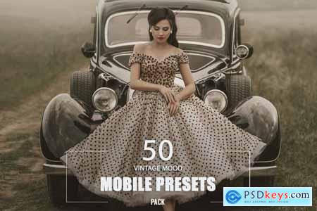 50 Vintage Mood Mobile Presets Pack SSR2HCP
