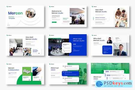 Mercen - Business Powerpoint, Keynote and Google Slides Templates