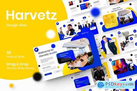 Harvetz - Business Powerpoint, Keynote and Google Slides Templates