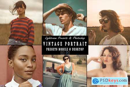 Vintage Portrait Photoshop Action W3WFUGF