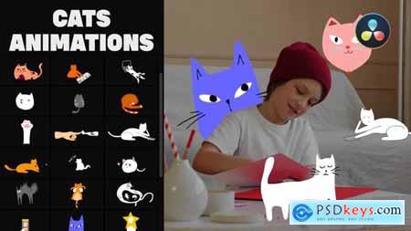 Cartoon Cats Animations for DaVinci Resolve 35816067