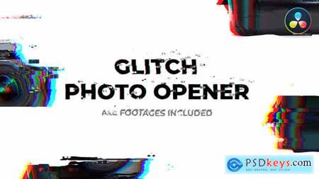 Glitch Photographer Opener For DaVinci Resolve 35787448