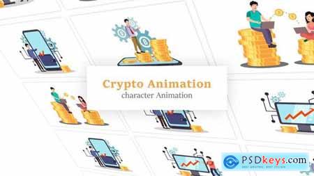 Cryptocurrency Scene Animation Pack 36080482