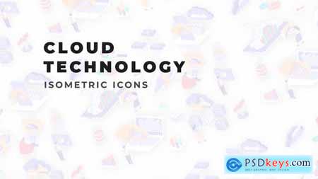 Cloud technology - Isometric Icons 36117498