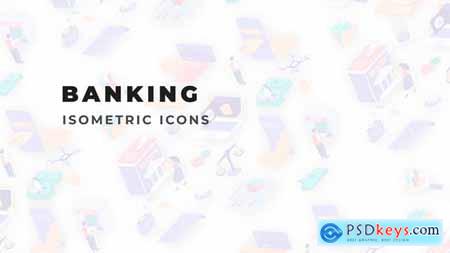 Banking - Isometric Icons 36117456