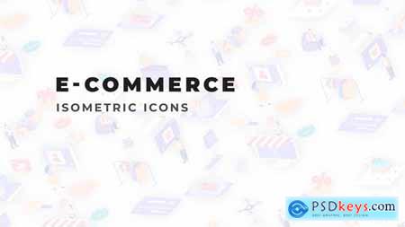 E-Commerce - Isometric Icons 36117863
