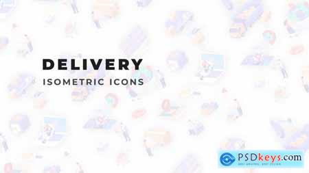 Delivery - Isometric Icons 36117697