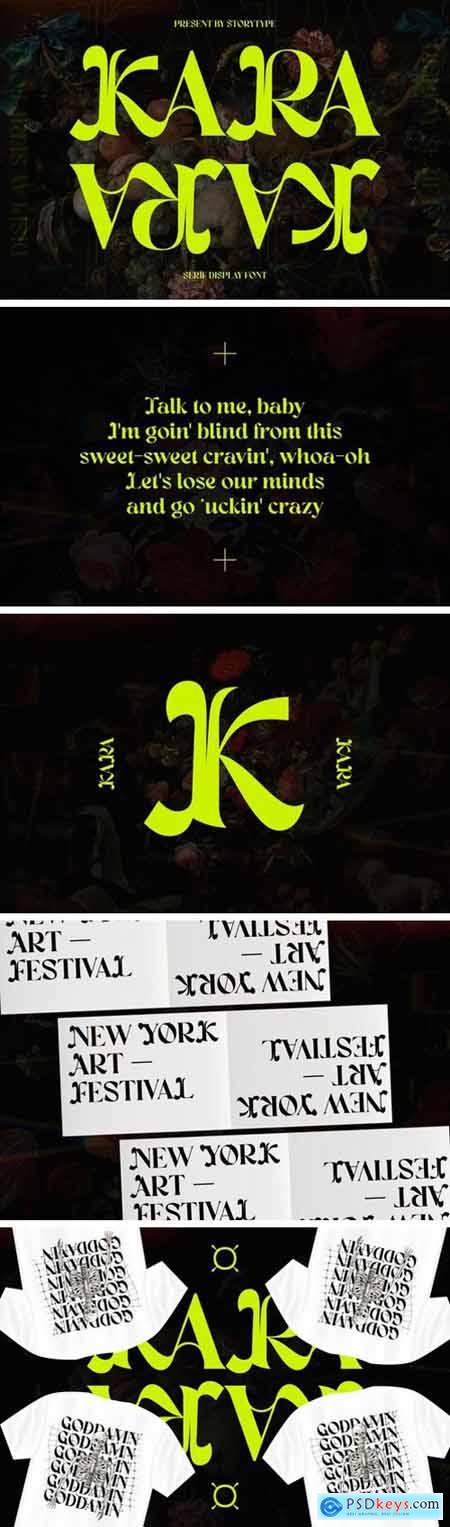 KARA Display Font