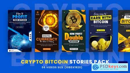 Crypto Bitcoin Stories Pack For Premiere Pro 36103805