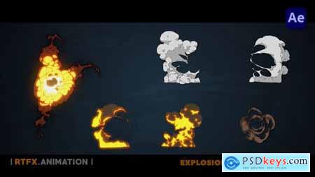 Explosion 2D FX animations [After Effects] 36167491