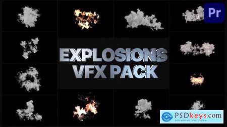 VFX Explosions for Premiere Pro MOGRT 36064974