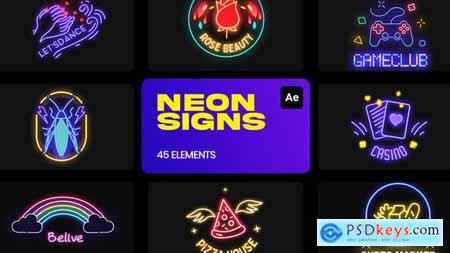 Neon Signs for After Effects 36189209