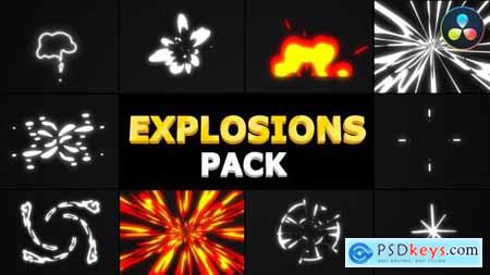 Cartoon Explosions Pack DaVinci Resolve 36110037