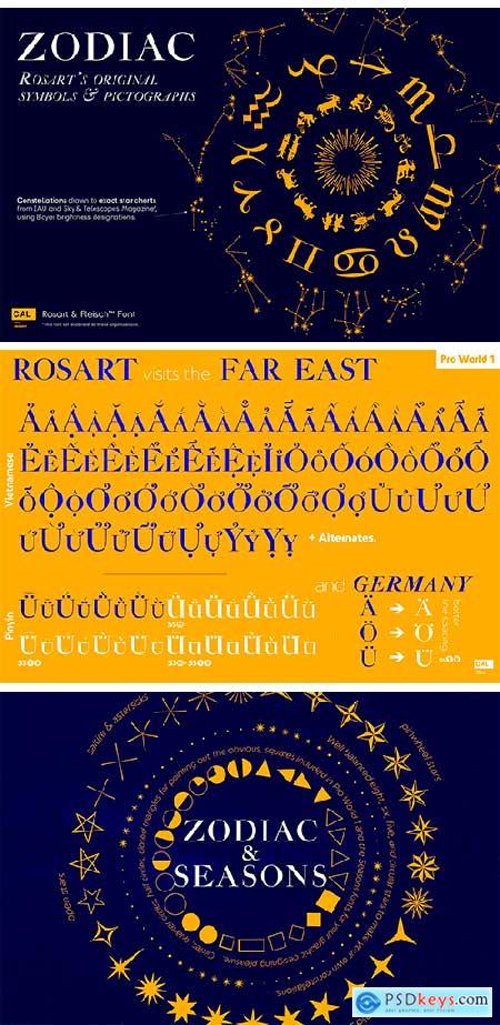 Modern Classic- Rosart & Fleisch Fonts Collection
