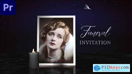 Funeral Invitation Premiere Pro 36209318