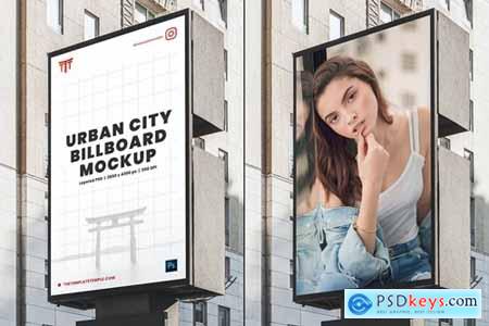 Urban City Billboard Mockup 13