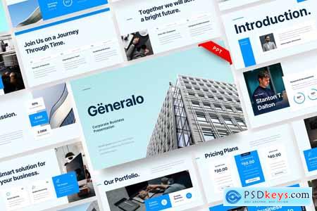 Generalo - Corporate Business Powerpoint, Keynote and Google Slides Templates