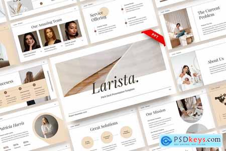 Larista - Business Pitch Deck Powerpoint, Keynote and Google Slides Templates