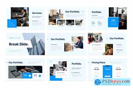 Generalo - Corporate Business Powerpoint, Keynote and Google Slides Templates