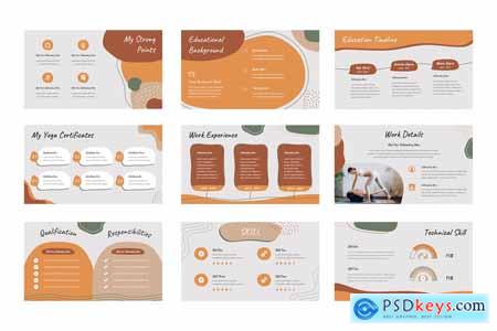 Abstract Powerpoint, Keynote and Google Slides Presentation Templates