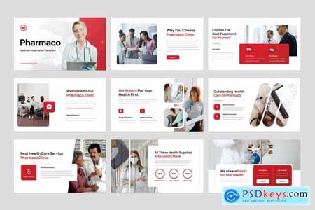 Pharmaco - Medical Fashion Powerpoint, Keynote and Google Slides Templates