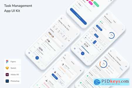 Task Management App UI Kit QQNLLQK