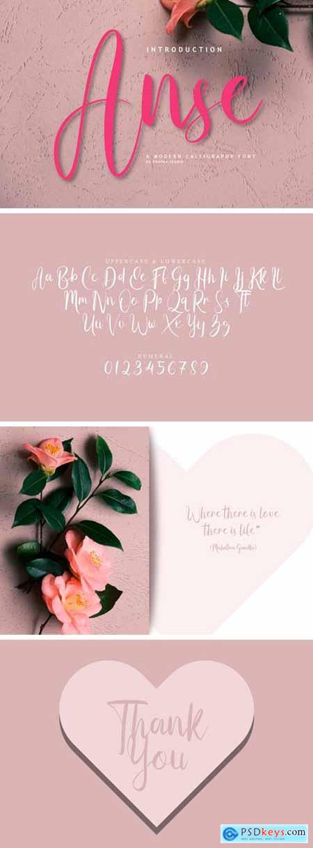 Anse Script Font