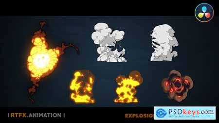Explosion 2D FX animations [DaVinci Resolve] 36183750