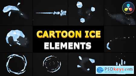 Cartoon Ice Elements DaVinci Resolve 36210352