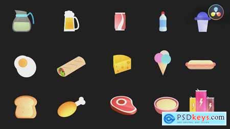 Foods and Drinks Icon Pack 36216407