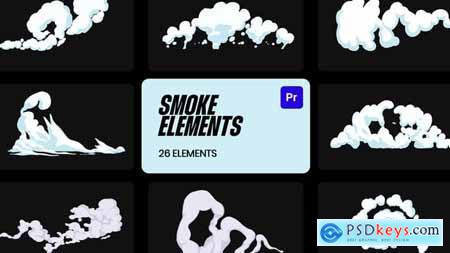 Smoke Cartoon VFX for Premiere Pro 36267005