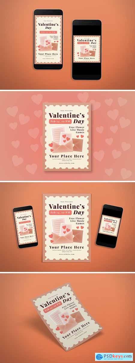 Valentines Day Flyer Template