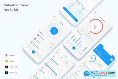 Motivation Tracker App UI Kit 9B9D7L5