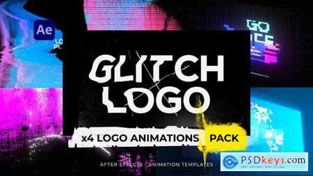 Glitch Logos Intro Pack 36260957