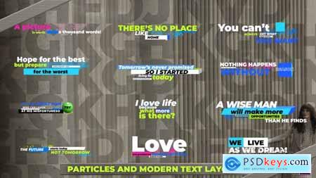 Particles and Creative Text Layout 36232716