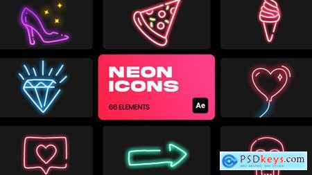 Neon Icons for After Effects 36312671