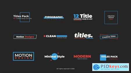 Clean Titles - After Effects 36268063