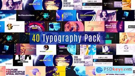 40 Typography Pack 36238386