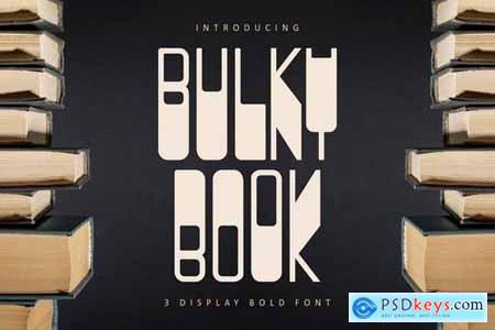 Bulkybook - 3 Display Bold Font