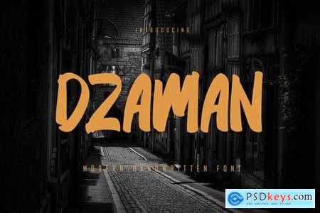 Dzaman - Handwritten Font