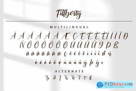 Fillberty Font