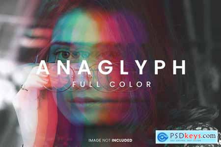 Anaglyph full color photo effect for photoshop 9QSPQ83