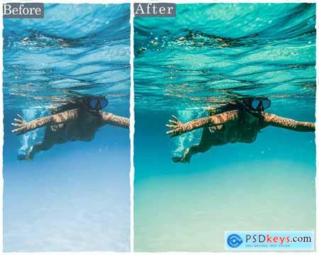 Insta Filter Beach Photoshop & Lightroom Presets USNQL43