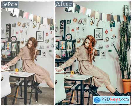 Insta Filter Green Photoshop & Lightroom Presets VG6JUE2