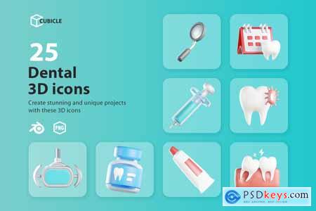 Cubicle - Dental 3D Icons FWX79YH