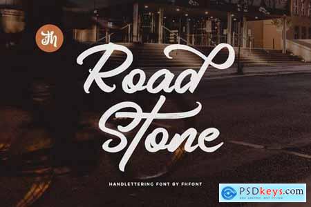 Road Stone - Handlettering Font