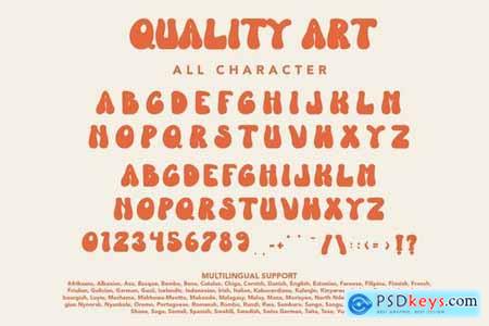 QualityArt - Groovy Handwritten Font